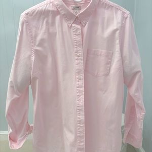 LL Bean Pale Pink Oxford Shirt